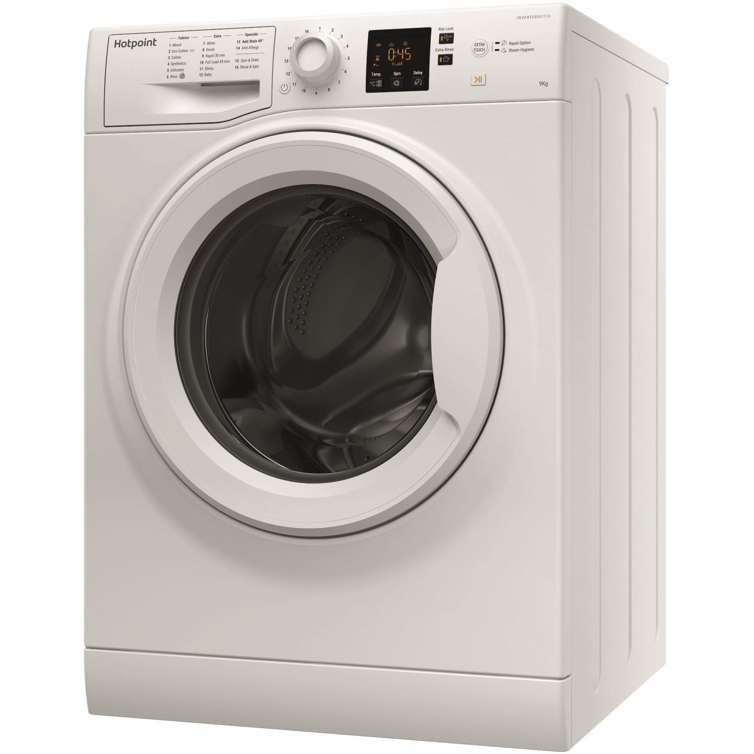 Hotpoint 9kg NSWM 963C W UK N Washing Machine Freestanding White