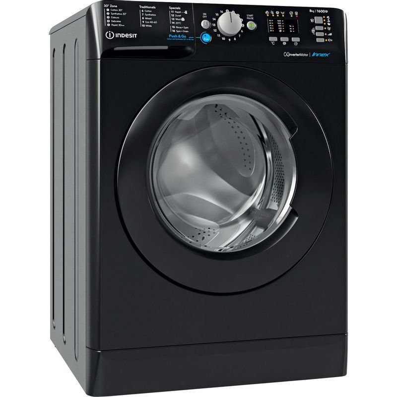 Indesit Innex BWA 81683X K UK N Washing Machine - Black