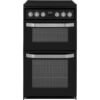 Hotpoint HD5V93CCB/UK Electric Freestanding 50cm Double Cooker - Black