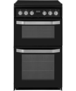 Hotpoint HD5V93CCB/UK Electric Freestanding 50cm Double Cooker - Black