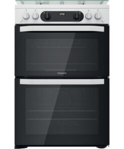 Hotpoint HDM67G0CCW/UK Double Cooker - White