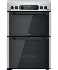 Hotpoint HDM67G0CCX/UK 60cm Double Gas Cooker - Inox