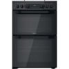 Hotpoint HDM67G0CMB/UK Double Cooker - Black