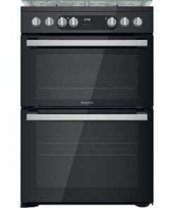 Hotpoint HDM67G9C2CSB/UK Dual Fuel Double Cooker - Black