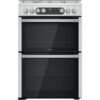 Hotpoint HDM67G9C2CX/U Electric Dual Fuel Cooker Double Cooker - Inox