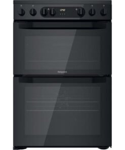 Hotpoint HDM67V9CMB/UK Electric Ceramic Double Cooker - Black