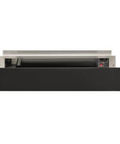 Hotpoint WD 914 NB Warming Drawer Black Glass