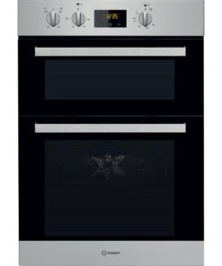 Indesit Aria IDD 6340 IX Electric Double Built-in Oven in Stainless Steel
