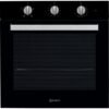 Indesit Aria IFW 6330 BL UK Electric Single Built-in Oven in Black