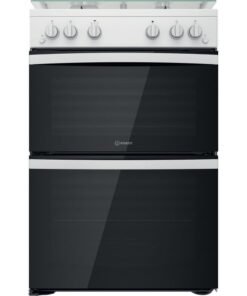 Indesit ID67G0MCW/UK Double Cooker - White