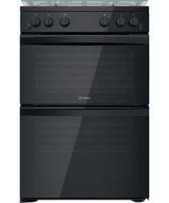 Indesit ID67G0MMB/UK Double Cooker - Black