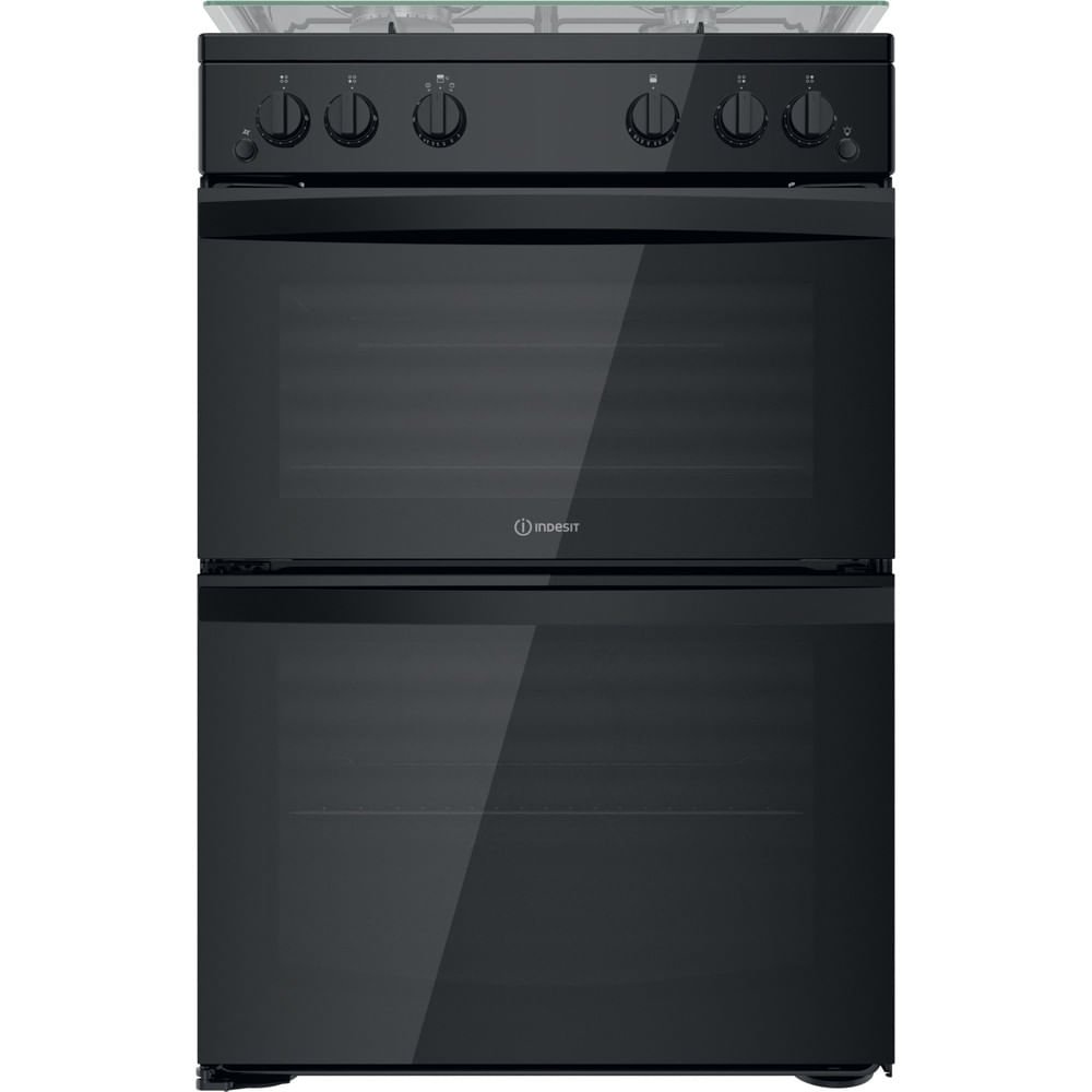 Indesit ID67G0MMB/UK Double Cooker - Black