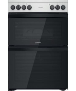 Indesit ID67V9HCCX/UK Double Cooker - Inox