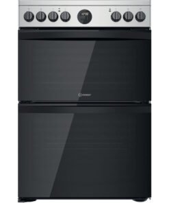 Indesit ID67V9HCX/UK Double Cooker - inox