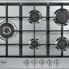 Whirlpool Gas Hob: 5 gas burners - AKR 318/IX