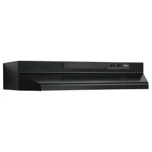 Broan-NuTone 24-Inch 230 CFM Convertible Under Cabinet Range Hood in Black (F402423)
