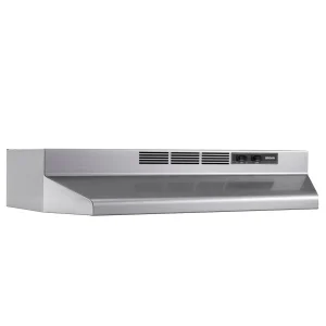 Broan-NuTone 24-Inch Ductless Under Cabinet Range Hood in Stainless Steel (4124SF)