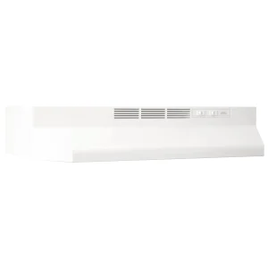 Broan-NuTone 24-Inch Ductless Under Cabinet Range Hood in White (412401)
