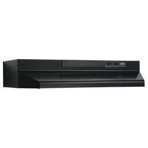 Broan-NuTone 30-Inch 230 CFM Convertible Under Cabinet Range Hood in Black (F403023)