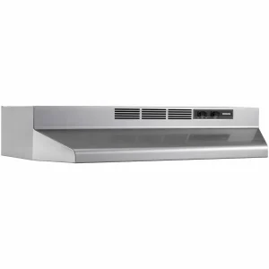 Broan-NuTone 30-Inch Ductless Under-Cabinet Range Hood in Stainless Finish with PrintGuard (4130SF)