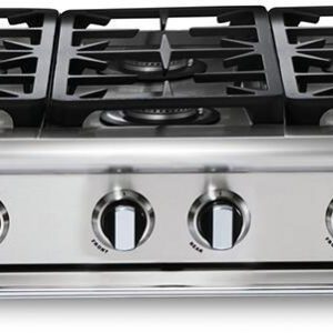Capital 36" Precision Series Rangetop with 6 Sealed Burners, Sealed Burners in Stainless Steel (GRT366)