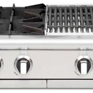 Capital 48" Culinarian Series Rangetop with Grill, Open in Stainless Steel (CGRT484B2)
