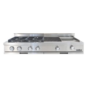 Capital 48" Precision Series Built-In Gas Rangetop with 4 Sealed Burners in Stainless Steel (GRT484BG)
