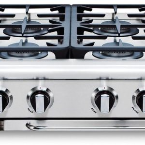 Capital 48" Precision Series Gas Rangetop with 8 Sealed Burners, Optional Grill/Griddle in Stainless Steel (GRT488)