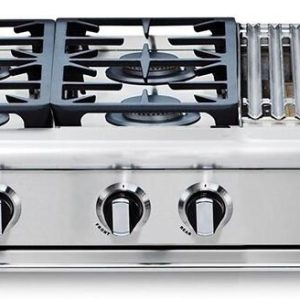 Capital 60-Inch Precision Series Built-In Gas Rangetop with 6 Sealed Burners in Stainless Steel (GRT606BG)