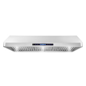 Cosmo 48-Inch Ducted Under Cabinet Range Hood in Stainless Steel (COS-QS48)