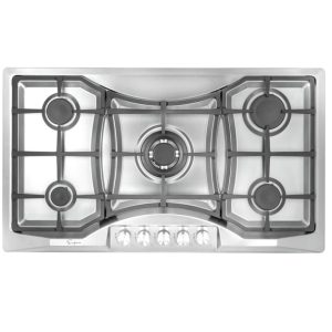 Empava 36-Inch Built-In Natural Gas Cooktops in Stainless Steel (EMPV-36GC24)