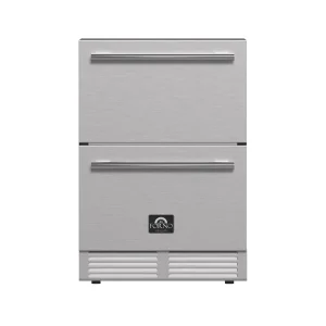 Forno Cosenza 24-Inch 4.69 cu.ft. Built-In Indoor/Outdoor Drawer Freezer with Ice Maker (FDRBI1838-24S)