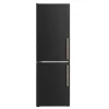 Forno Custodia 24-Inch Bottom Freezer, 10.3 Cu. Ft., Left Hinge, Ice Maker, Total No Frost, Fast Cool & Fast Freeze in Black with Antique Brass Trim (