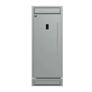 Forno Fortezza 32-Inch Left-Swing Freezer with Trim Kit in Stainless Steel, with Automatic Ice Maker (FFFFD1738-32LMG)
