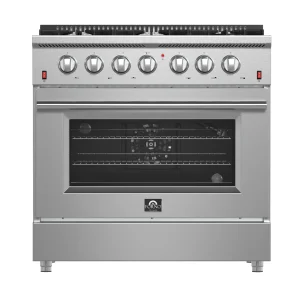 Forno Galiano 36-Inch Gas Range with 6 Burners and Gas Convection Oven (FFSGS6244-36)