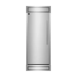Forno Maderno 28-Inch Convertible Built-In Refrigerator/Freezer with 4-Inch Decorative Grille Trim, 13.6 cu.ft., Left Hinge in Stainless Steel (FFFFD1