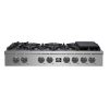 Forno Spezia 48-Inch Pro Style Gas Rangetop, 8 Dual-Ring brass Sealed Burners, 160 000 BTU, Continuous Cast Iron Grates (FCTGS5751-48)