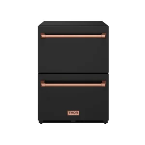 Gordon Ramsay by Thor Kitchen 24-Inch Undercounter Built-In / Freestanding Drawer Freezer (RZ24UB-RSG)