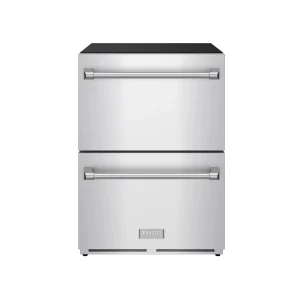 Gordon Ramsay by Thor Kitchen 24-Inch Undercounter Built-In or Freestanding Drawer Refrigerator in Stainless Steel (RF24U)