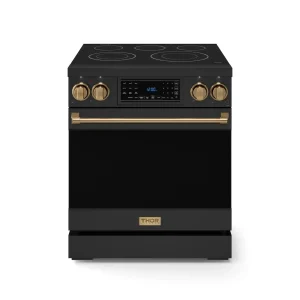 Gordon Ramsay by Thor Kitchen 30-Inch Professional Electric Range with Tilt Panel Touch Control and 6.0 Cu. Ft. Oven with Air Fryer and Self Clean in