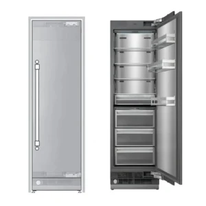ILVE 24-Inch Refrigerator Column with 12.5 cu. ft. Capacity, Internal Water Dispenser in Panel Ready (URFC24SNWPRY)