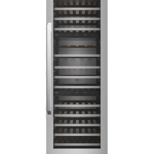 Induction Hardware 24-Inch Three Zone Built-In Wine Refrigerator Column - Stainless Steel (RFC-W-24-SS)