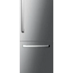 Induction Hardware 30-Inch Built-In Refrigerator and Freezer, Ice-Maker and Water Dispenser - Stainless Steel (RF-30-SS)