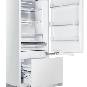 Induction Hardware 30-Inch Built-In Refrigerator and Freezer, Ice-Maker and Water Dispenser - Panel Ready (RF-30-PR)