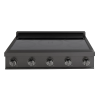 Induction Hardware 36-Inch Induction Rangetop - Black Stainless (IRT36-BS)
