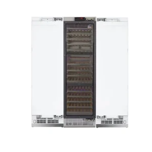 KUCHT 72-Inch 24.9 Cu. Ft. Built-In Panel Ready Refrigerator Includes 24-Inch Wine Cooler, 24-Inch Freezer, & 24-Inch Refrigerator (KR7224TW)