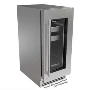 Perlick 15-Inch Luxe Undercounter Beverage Center with 2.8 Cu. Ft. Capacity, RAPIDCOOL Technology in Panel Ready Glass Door (G5BC15GL)