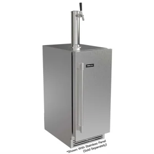 Perlick 15-Inch Luxe Undercounter Beverage Dispenser with 2.8 Cu. Ft. Capacity, RAPIDCOOL Technology in Panel Ready Solid Door (G5BD15SL)