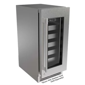Perlick 15-Inch Luxe Undercounter Wine Reserve with 2.8 Cu. Ft. Capacity, RAPIDCOOL Technology in Panel Ready Glass Door (G5WR15GL)
