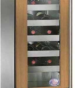 Perlick 15" Signature Series Built-In Wine Cooler with 20 Bottle Capacity Single Zone with Glass Door in Panel Ready (HP15WM-4-4)